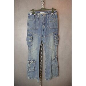 We‎ The Free Call me crazy Jeans Womens 34x31 Light Wash Denim